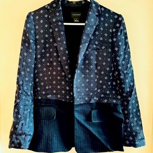 CLUB MONACO Silk dual pattern blazer Size 4